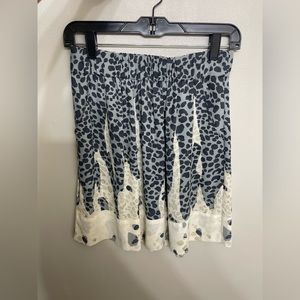 Cabi Leopard/Animal Print Skirt